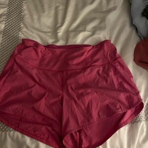 Lululemon Athletica Pink Athletic Shorts Lightweight Comfort